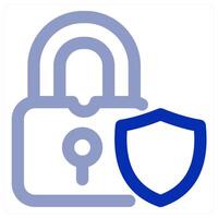 Lock Security and shield icon concept vector