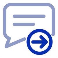 Send Message and message icon concept vector
