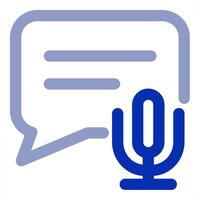 Audio Message and sound icon concept vector
