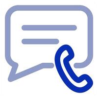 Call Message and calling icon vector
