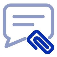 Link Message icon concept vector