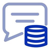 Server Message and server icon concept vector