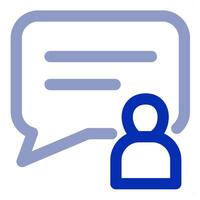 Personal Message icon concept vector
