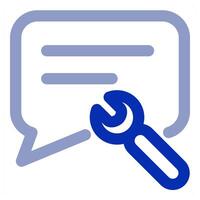 Message Setting concept icon vector