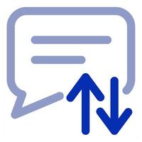 Sync Message icon concept vector