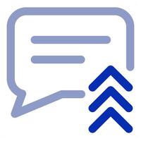 Message and service icon vector