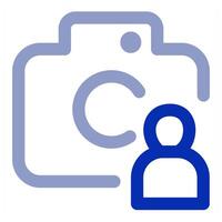 Personal Camera icon concept vector