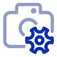 Camera Setting icon concept vector