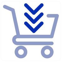 Cart and delivery vector