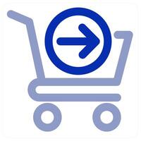 Send cart and ecommerce vector