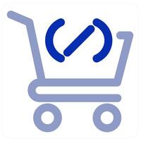 Cart and store vector