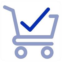 Approve Cart and approve vector