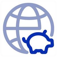 Global Savings and finance vector