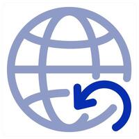 Refresh Global and update icon vector