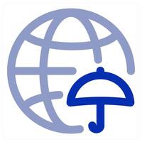 Global Insurance and connection vector