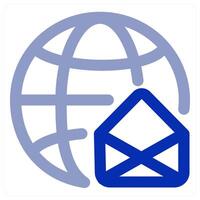 Global Message and digital vector