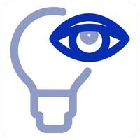 View Idea and innovation vector