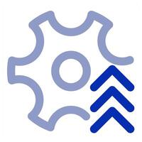 Setting and option icon concept vector