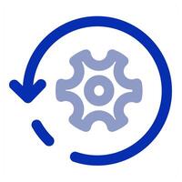 Setting and preference icon vector