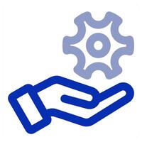Setting and preference icon concept vector