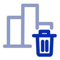 Trash Graph and statistics vector
