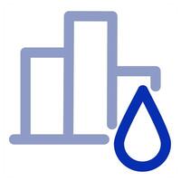 Graph and stats icon vector