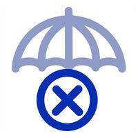 Wrong Insurance and security vector