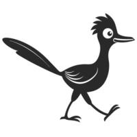 Stylized Roadrunner Illustration Walking Graphics For Creative Projects And Designs vector