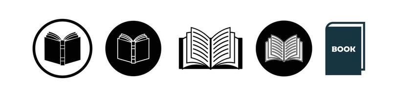 Book icon collections . open book icon vector
