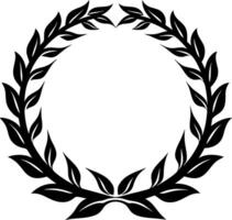 A laurel wreath on a white background vector
