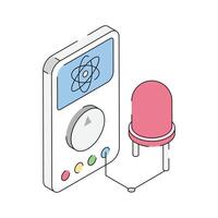 Check this latest icon of multimeter in isometric style vector