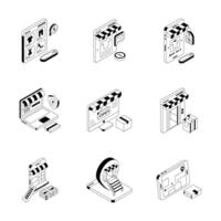 Check out collection of ecommerce isometric icons, ready for premium use. vector