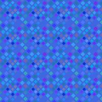 Geometrical seamless blue diagonal square pattern background vector