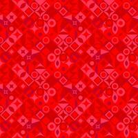 Colored geometric pattern background - seamless abstract illustration vector