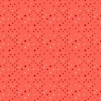 Geometrical seamless red abstract dot pattern background design vector