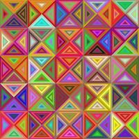 Triangle mosaic background design vector