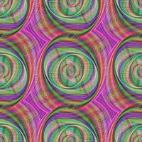 Seamless round shape pattern design vector