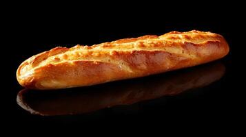 Vibrant French baguette from Europe with a crisp crust and soft interior captured in a refined high resolution artisanal culinary photography style photo