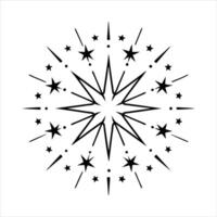 Exploding Star Burst vector