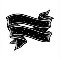 torn fabric ribbon banner vector