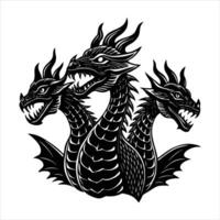 zmey gorynych a dragon vector