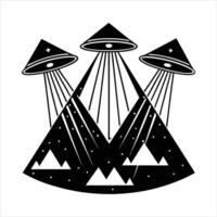 Ufo Triangular Vectors