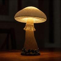 Illuminated Mushroom Table Lamp photo