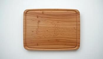 Wooden Cutting Board Flat Lay Minimalist Styled Food Preparation Background photo