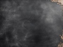 Blackboard textured surface appears to be old worn texture chalkboard. photo