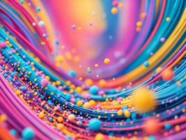 Abstract background burst colorful lines dots are different Comic Book Themed. photo