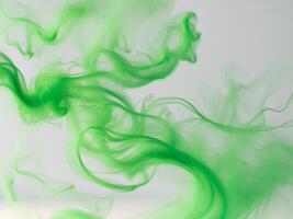 Abstract digital art piece that appears to be Green Smoke. photo