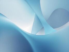 A blue and white abstract background with curved lines photo
