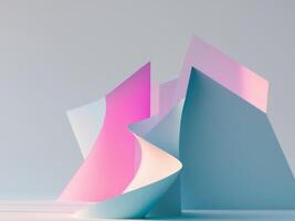 3d rendering of a paper sculpture photo