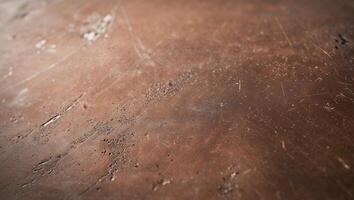 A close up of a dirty surface with a brown color photo